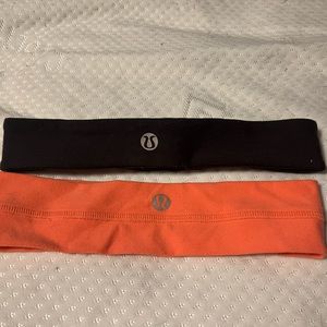 Two Lululemon head bands